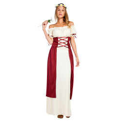 Dámský středověký kostým Brunhilda (S)